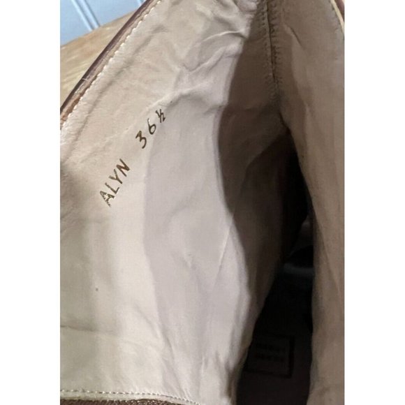 Herve Leger Alyn Leather & Suede Overlay Heels size 36.5 W/Authenticity Cert. - Picture 11 of 12